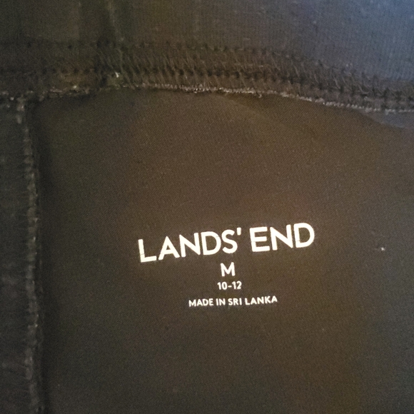 Land's End Black Yoga Pants - Picture 2 of 3